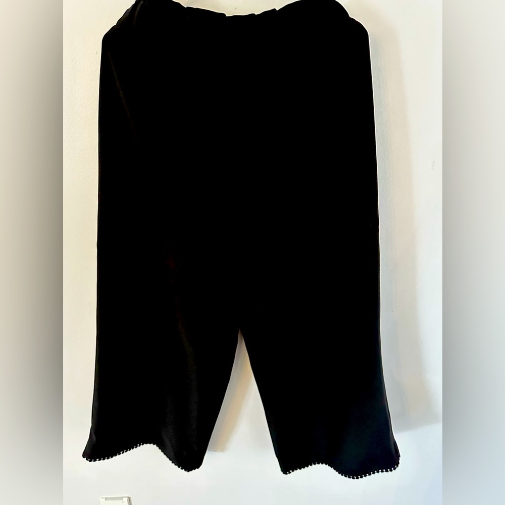 Ann Taylor size Medium dress pants wide leg with fringe